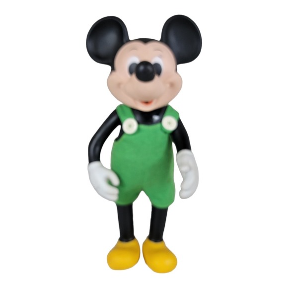 Disney Other - Vintage Rare 1977 Walt Disney Mickey Mouse Remco Toys Vinyl 15" Figure Overalls